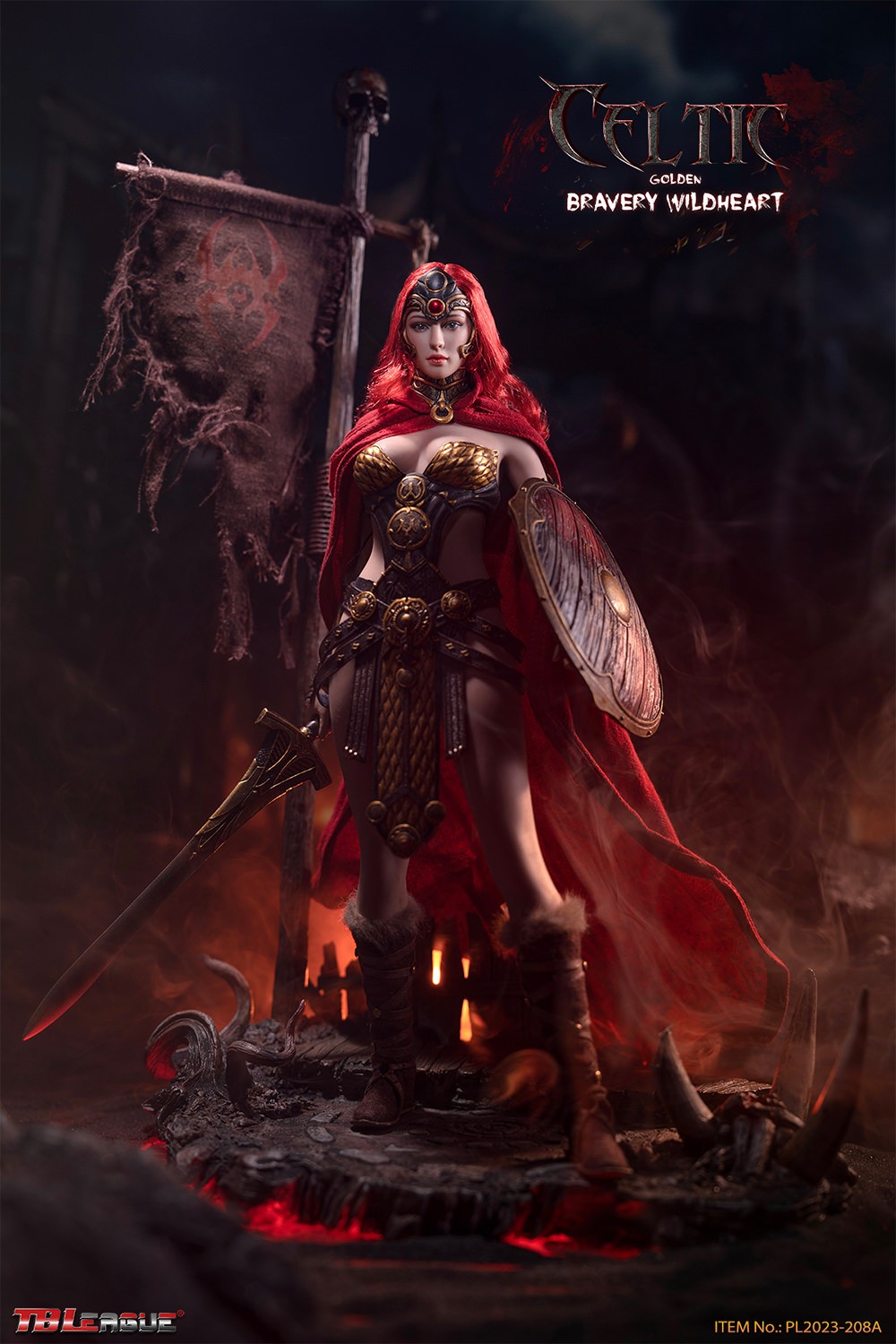 送料無料 通販 激安 Celtic Bravery by Figure Scale Sixth (Golden) Wildheart その他