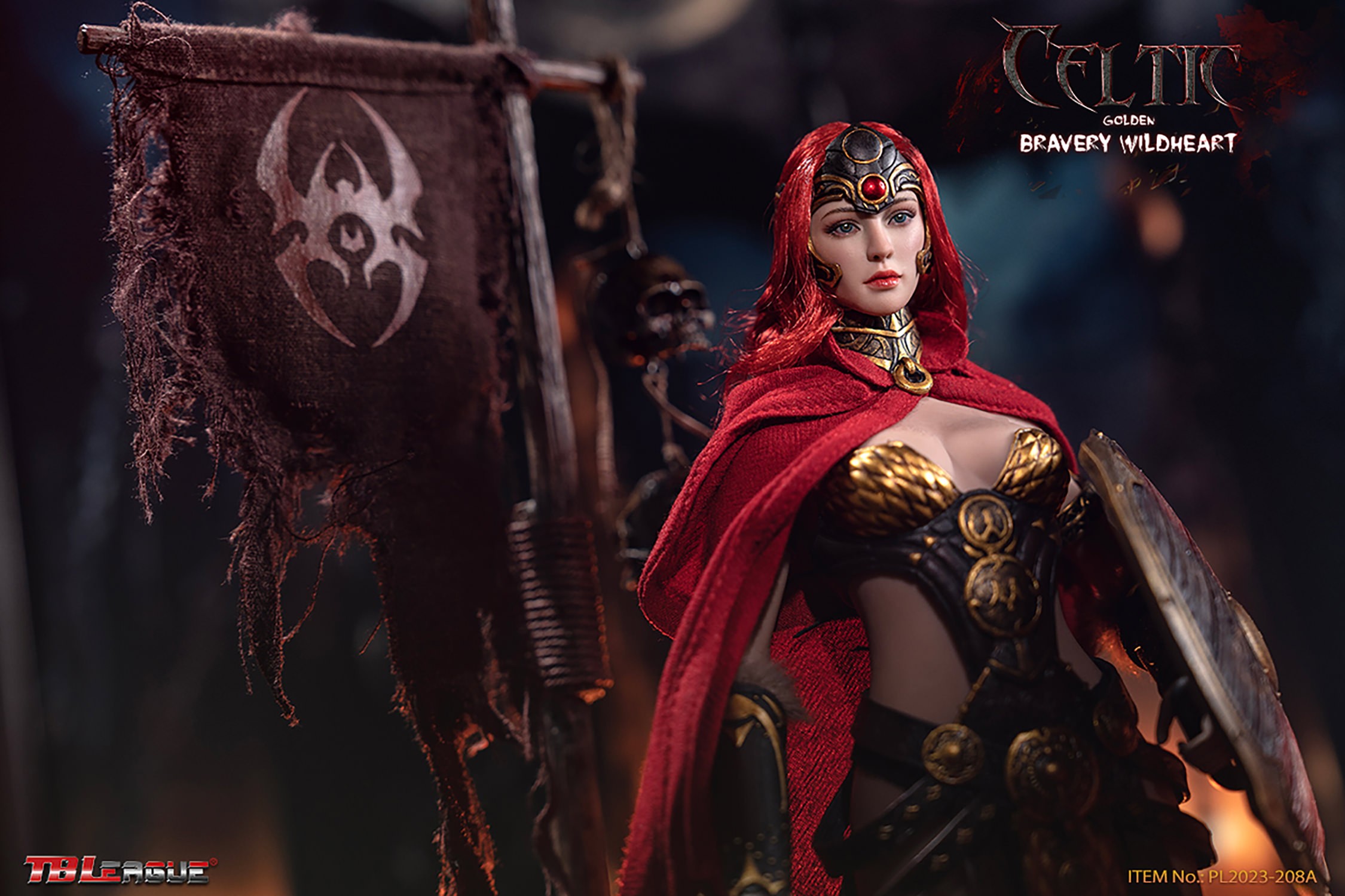 Celtic Bravery Wildheart (Golden) Sixth Scale Figure by