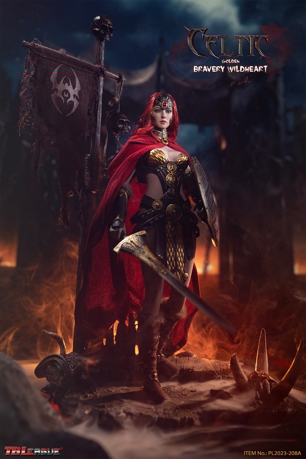 Celtic Bravery Wildheart (Golden) Sixth Scale Figure by Celtic Bravery Wildheart (Golden) Sixth Scale Figure by