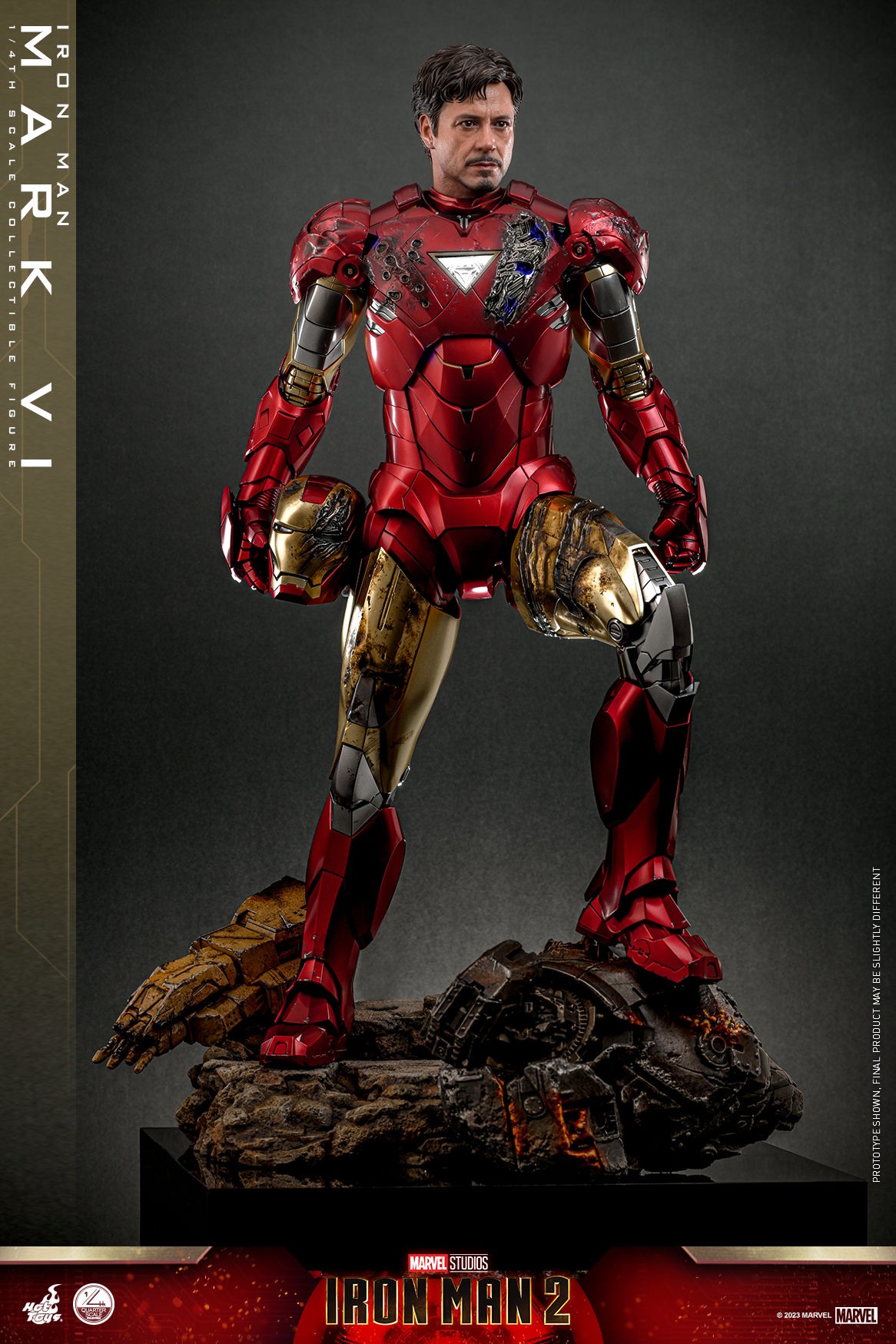 Iron Man Mark VI Quarter Scale Collectible Figure by Hot