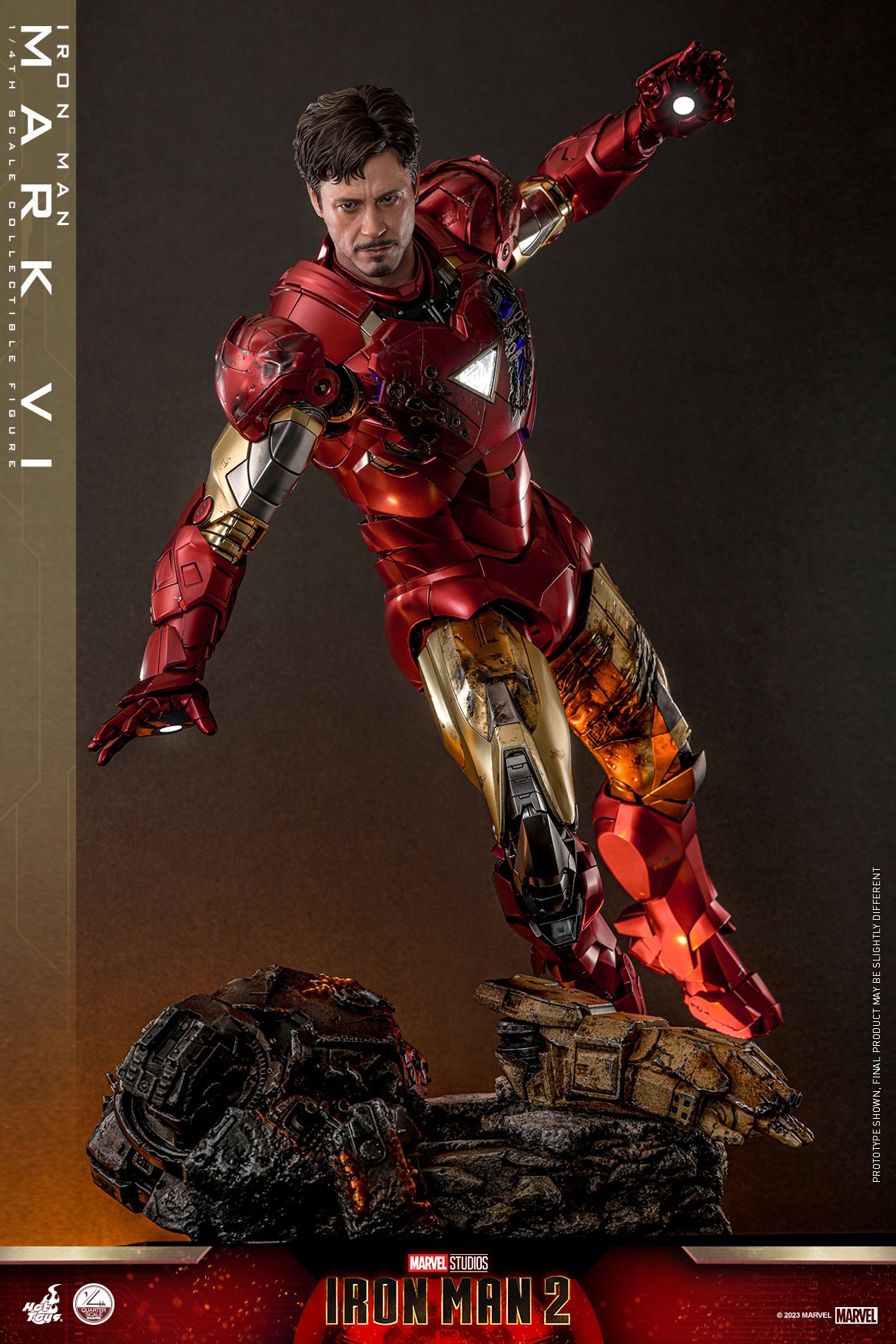 Iron Man Mark VI Quarter Scale Collectible Figure by Hot Iron Man Mark VI Quarter Scale Collectible Figure by Hot