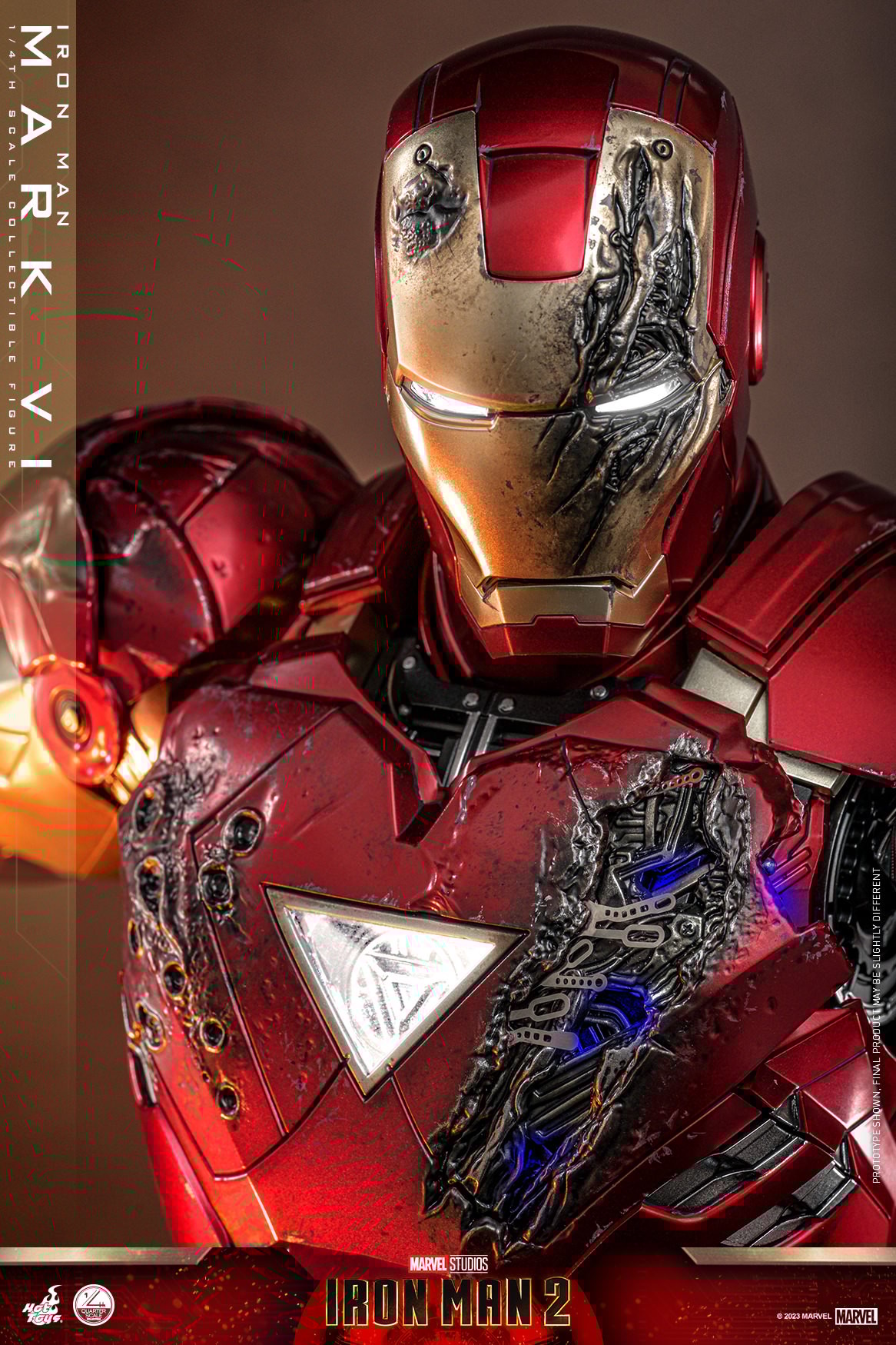 Perfect Hot Toys 1/6 Mms160 Iron Man Mk4 Suit-Up Gantry