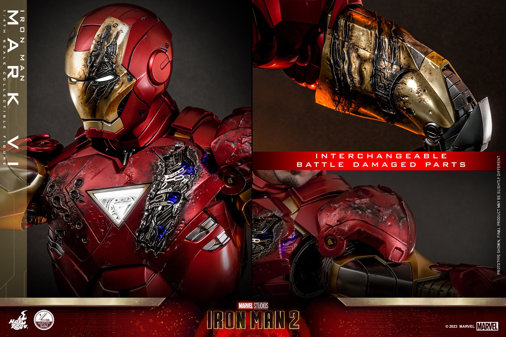 Iron Man Mark VI Quarter Scale Collectible Figure by Hot Iron Man Mark VI Quarter Scale Collectible Figure by Hot