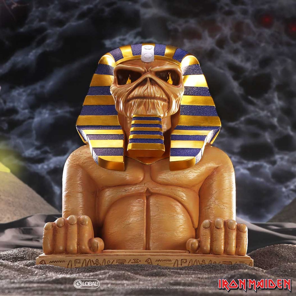 Iron Maiden Powerslave Bust Box