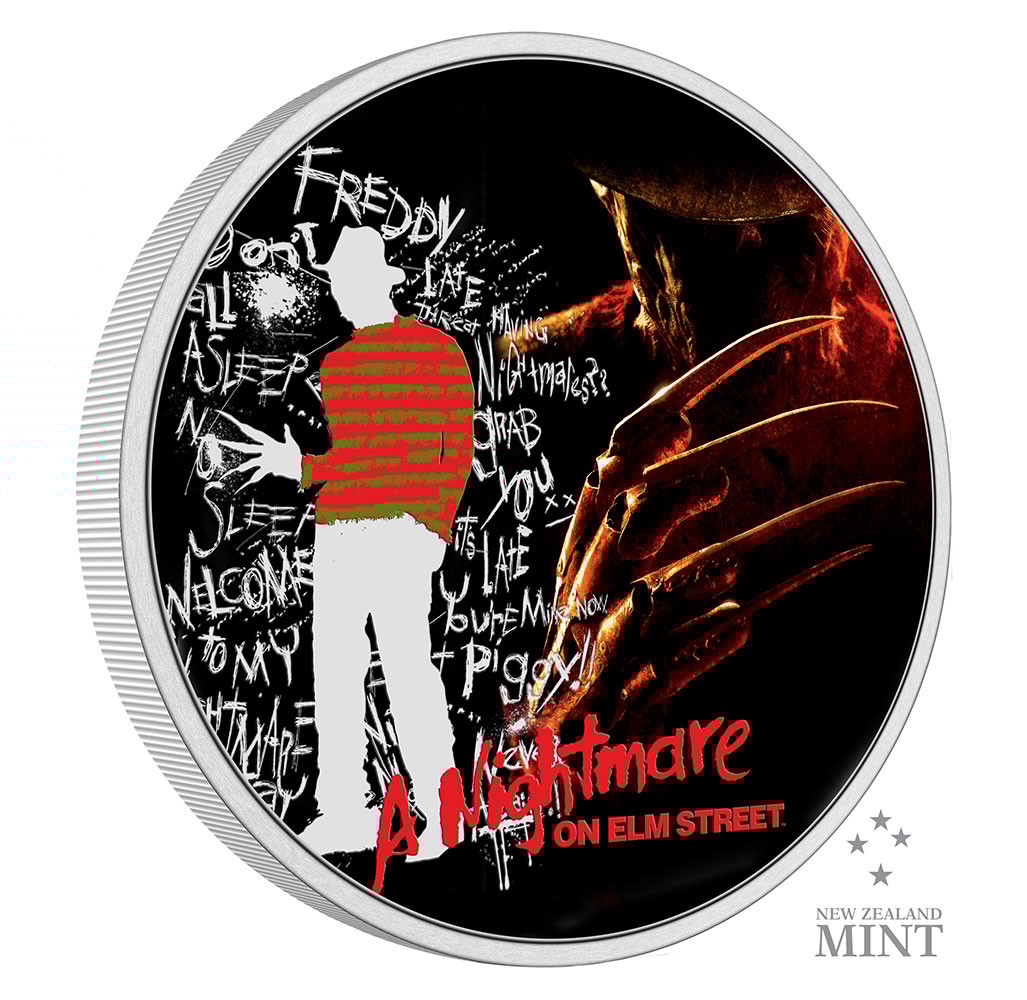 A Nightmare on Elm Street 1oz Silver Coin- Prototype Shown
