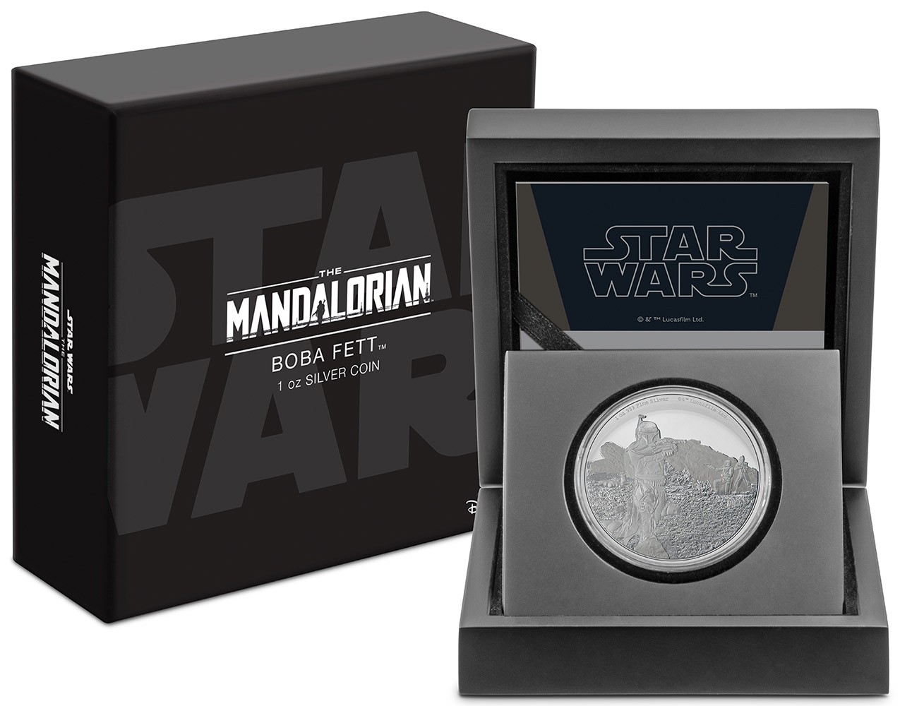 Boba Fett 1oz Silver Coin (Prototype Shown) View 5