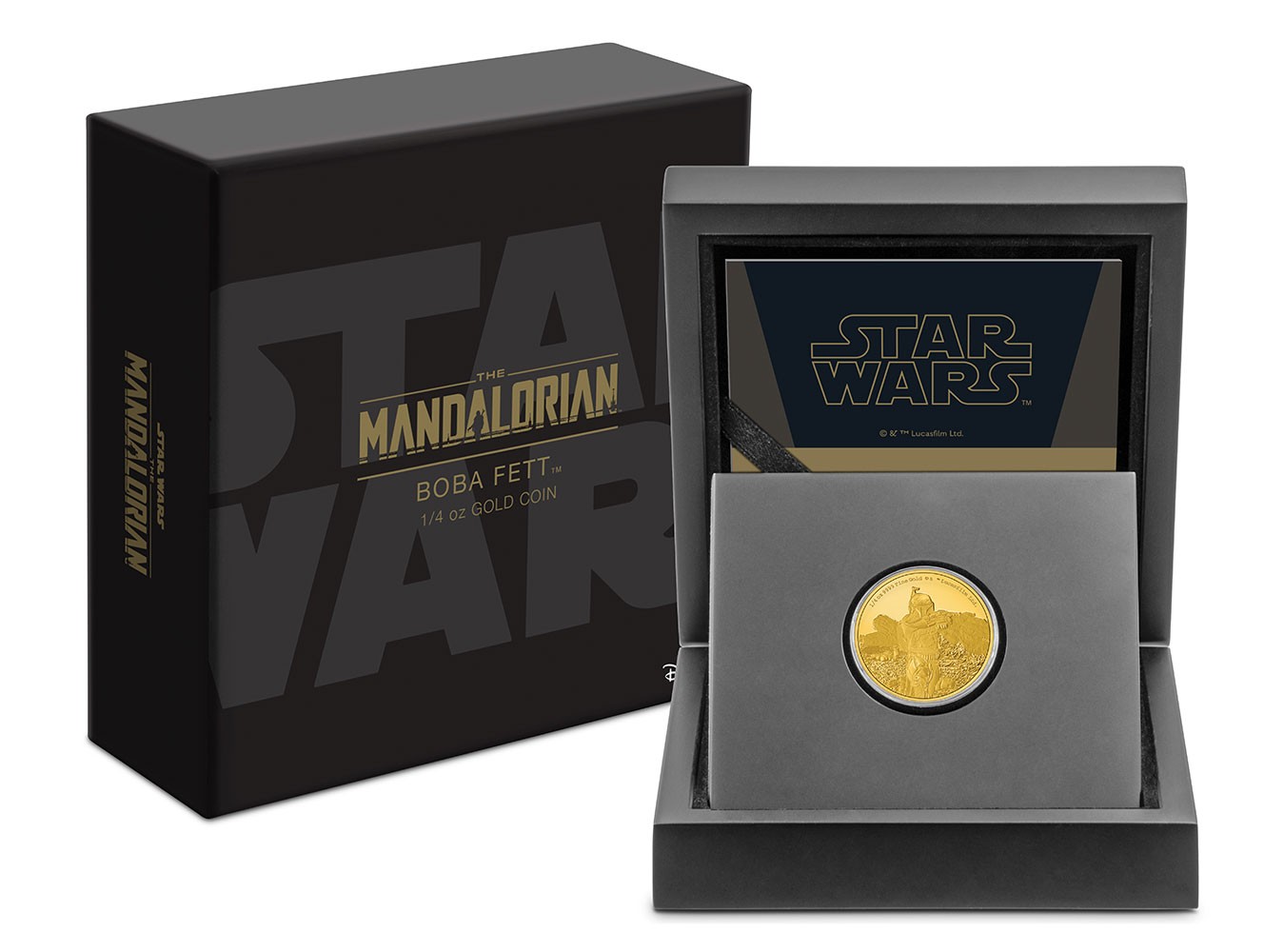 Boba Fett ¼oz Gold Coin- Prototype Shown