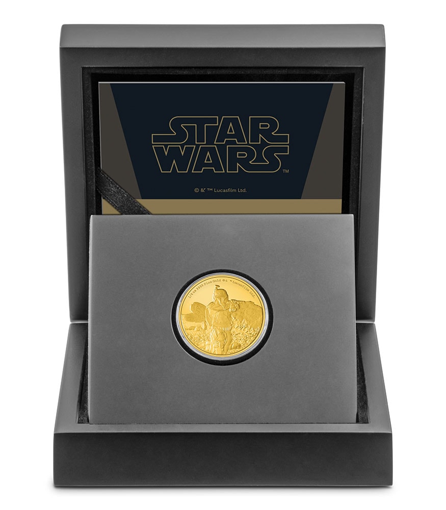 Boba Fett ¼oz Gold Coin