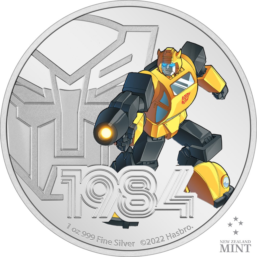 Bumblebee 1oz Silver Coin View 1