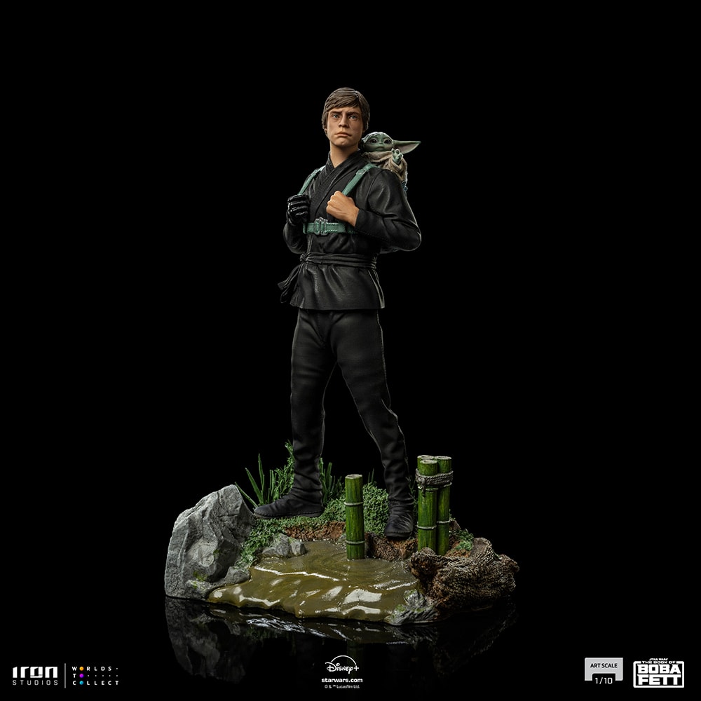 Luke Skywalker and Grogu Training (Prototype Shown) View 1