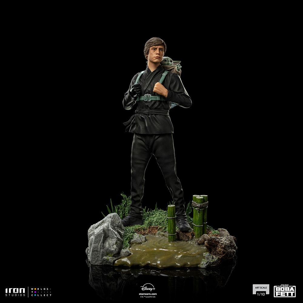 Luke Skywalker and Grogu Training (Prototype Shown) View 2
