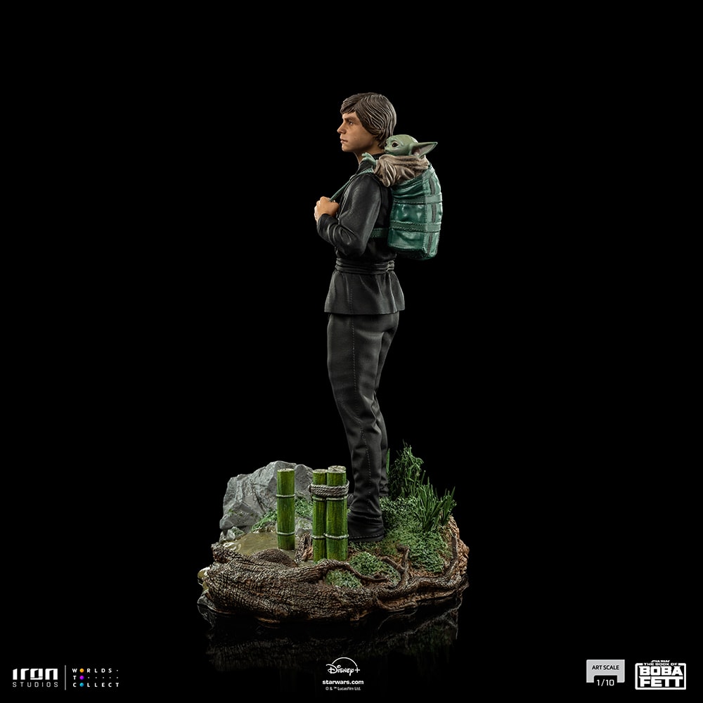 Luke Skywalker and Grogu Training (Prototype Shown) View 5
