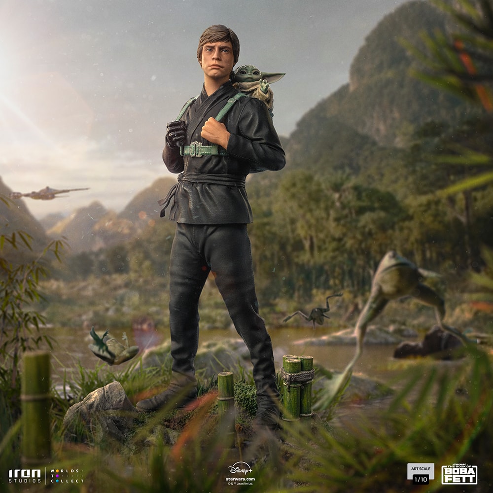 Luke Skywalker and Grogu Training (Prototype Shown) View 13