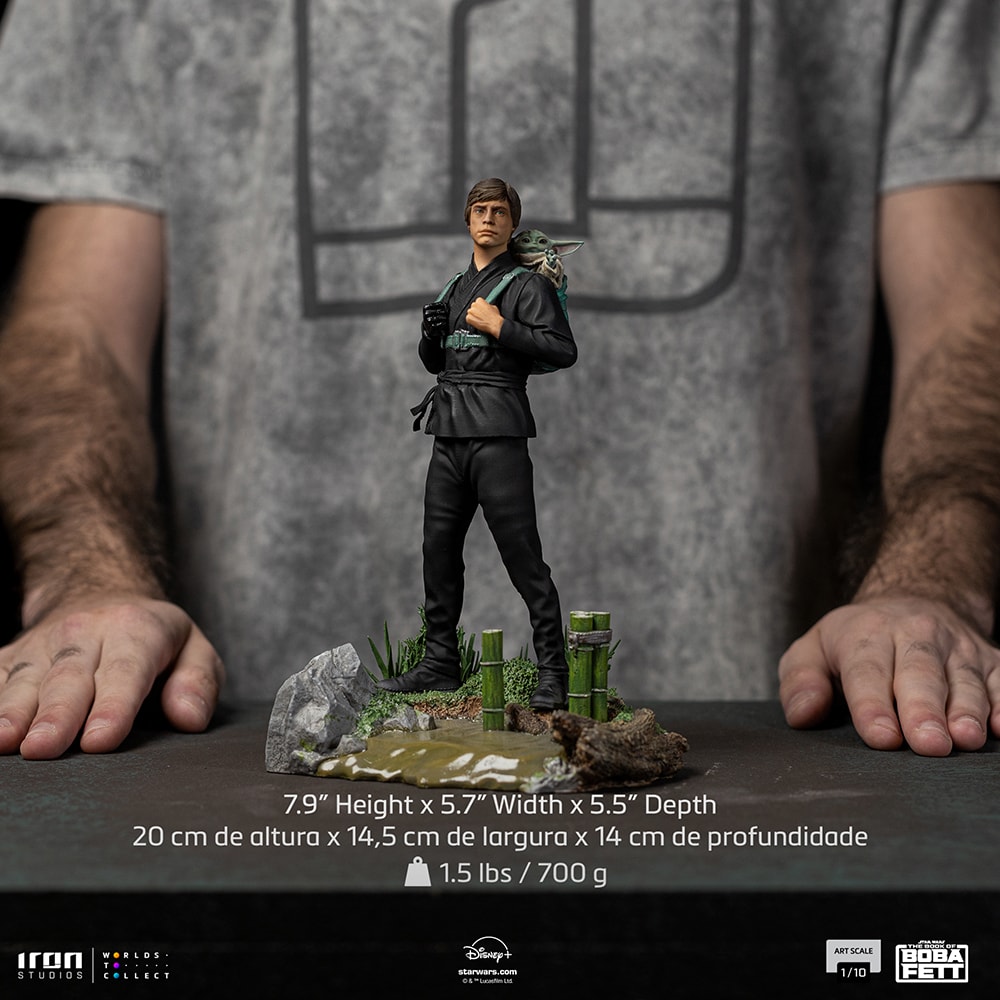 Luke Skywalker and Grogu Training (Prototype Shown) View 14