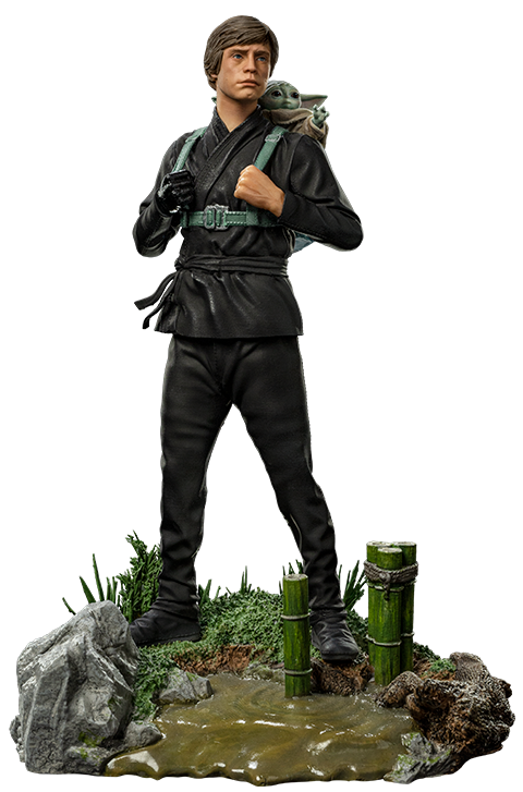 Luke Skywalker and Grogu Training (Prototype Shown) View 15