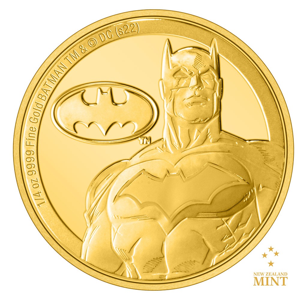Batman Classic 1/4oz Gold Coin (Prototype Shown) View 1