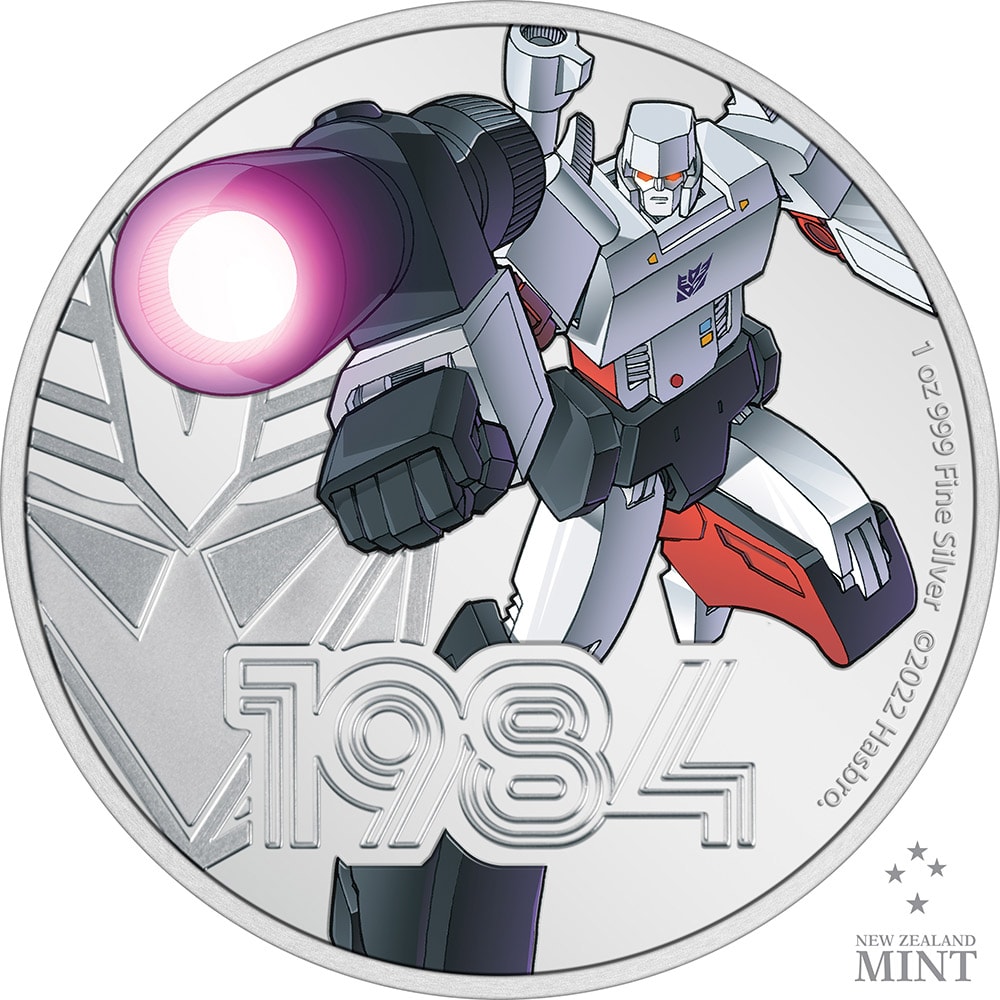Megatron 1oz Silver Coin- Prototype Shown