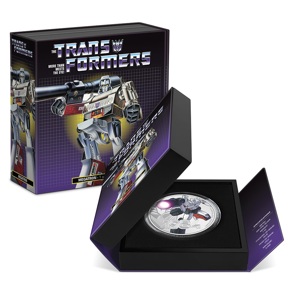 Megatron 1oz Silver Coin- Prototype Shown