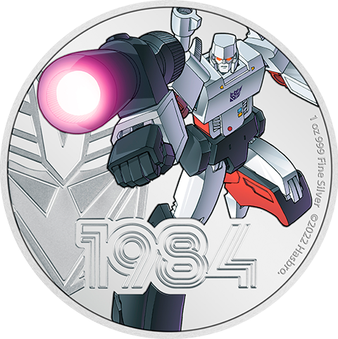 Megatron 1oz Silver Coin- Prototype Shown