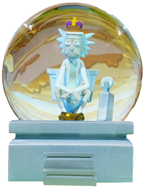 Throne of Loneliness Snow Globe