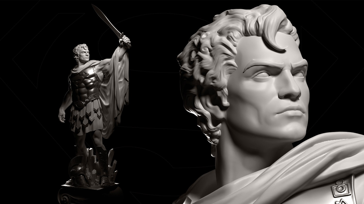 DC Comics Superman: Prince of Krypton (Silver Edition) Statues  (Prototype Shown) View 11