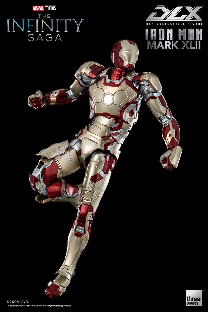 DLX Iron Man Mark 42 Collectible Figure by Threezero | Sideshow Collectibles