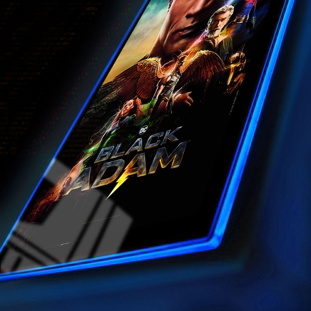 Black Adam (2022) - LED Movie Poster (Large)- Prototype Shown
