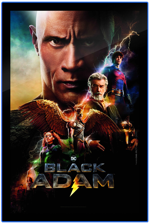 Black Adam (2022) - LED Movie Poster (Large)- Prototype Shown