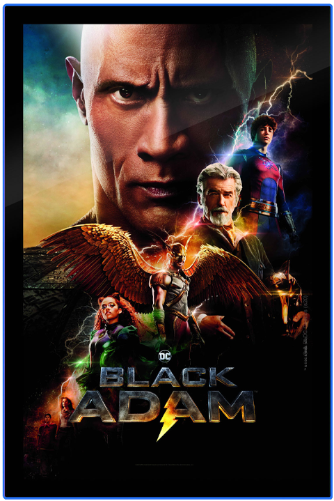 Black Adam (2022) - LED Movie Poster (Large)- Prototype Shown