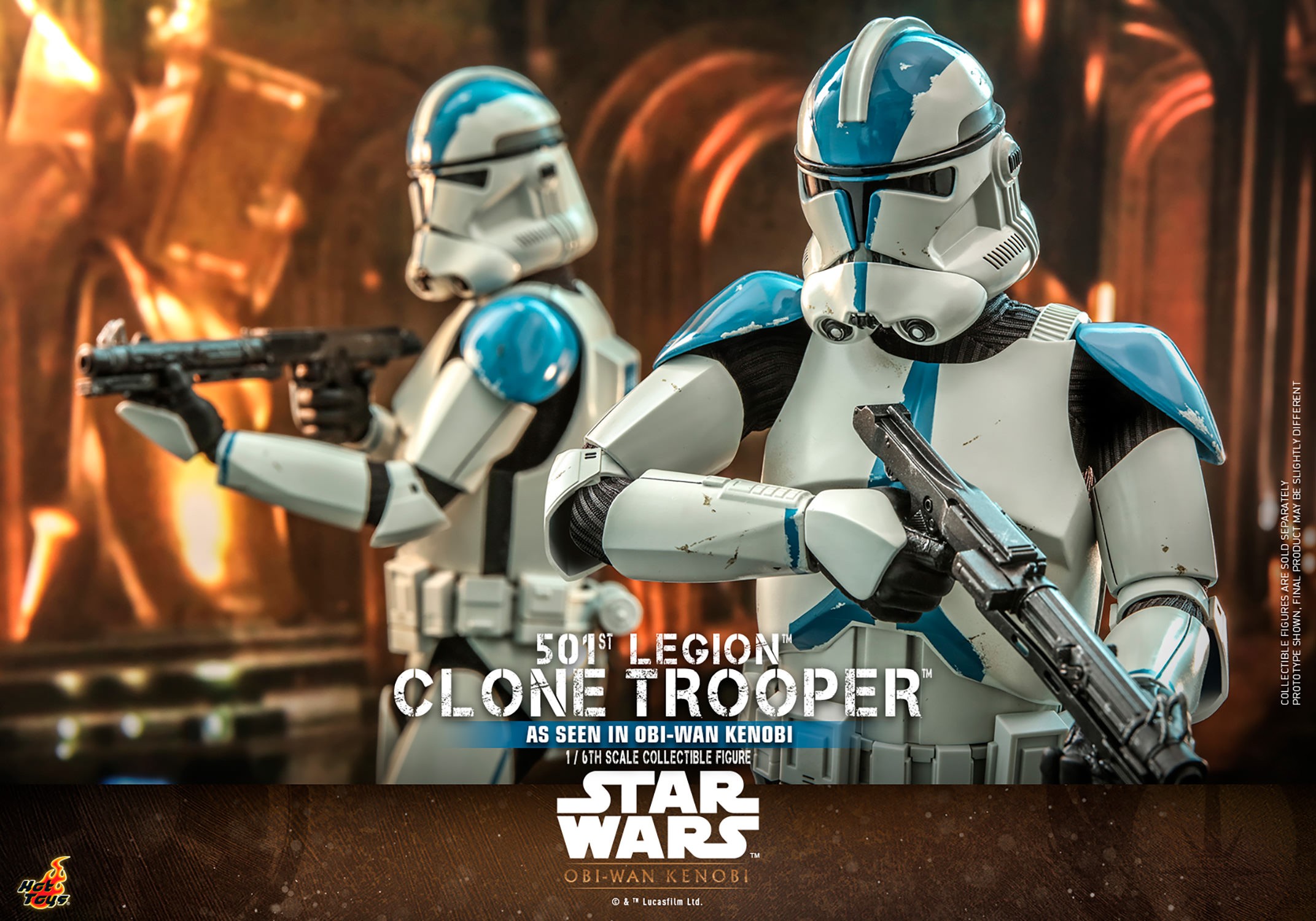 501st Legion Clone Trooper Sixth Scale Figure by Hot Toys