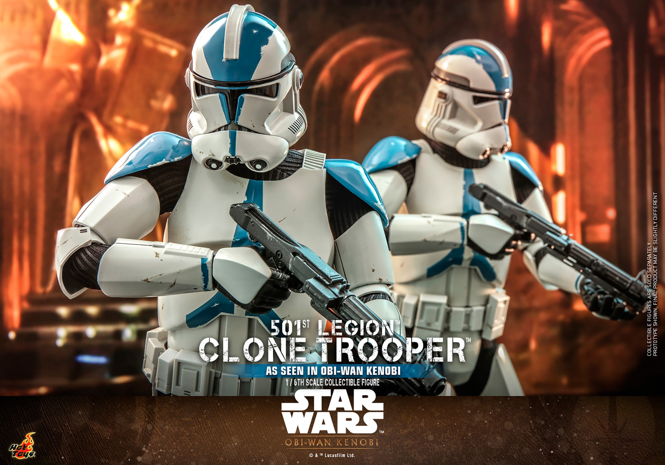 501st Legion Clone Trooper Sixth Scale Figure by Hot Toys