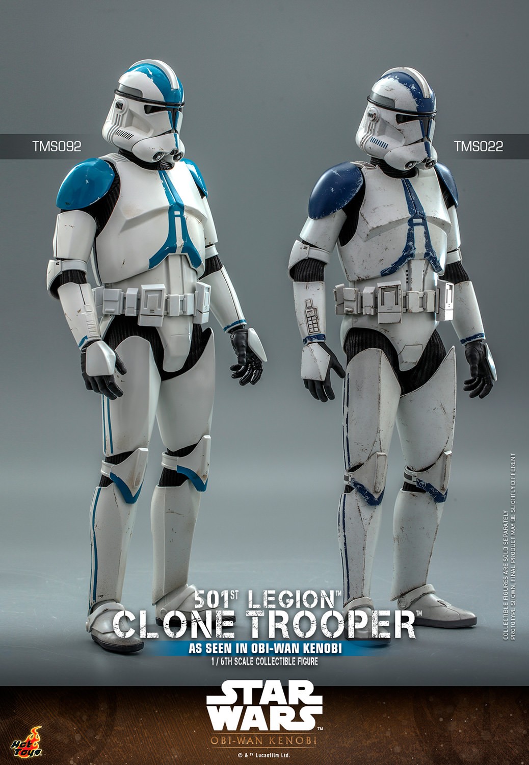 501st Legion Clone Trooper Sixth Scale Figure by Hot Toys