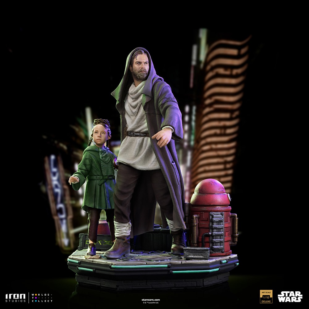 Obi-Wan and Young Leia Deluxe (Prototype Shown) View 14