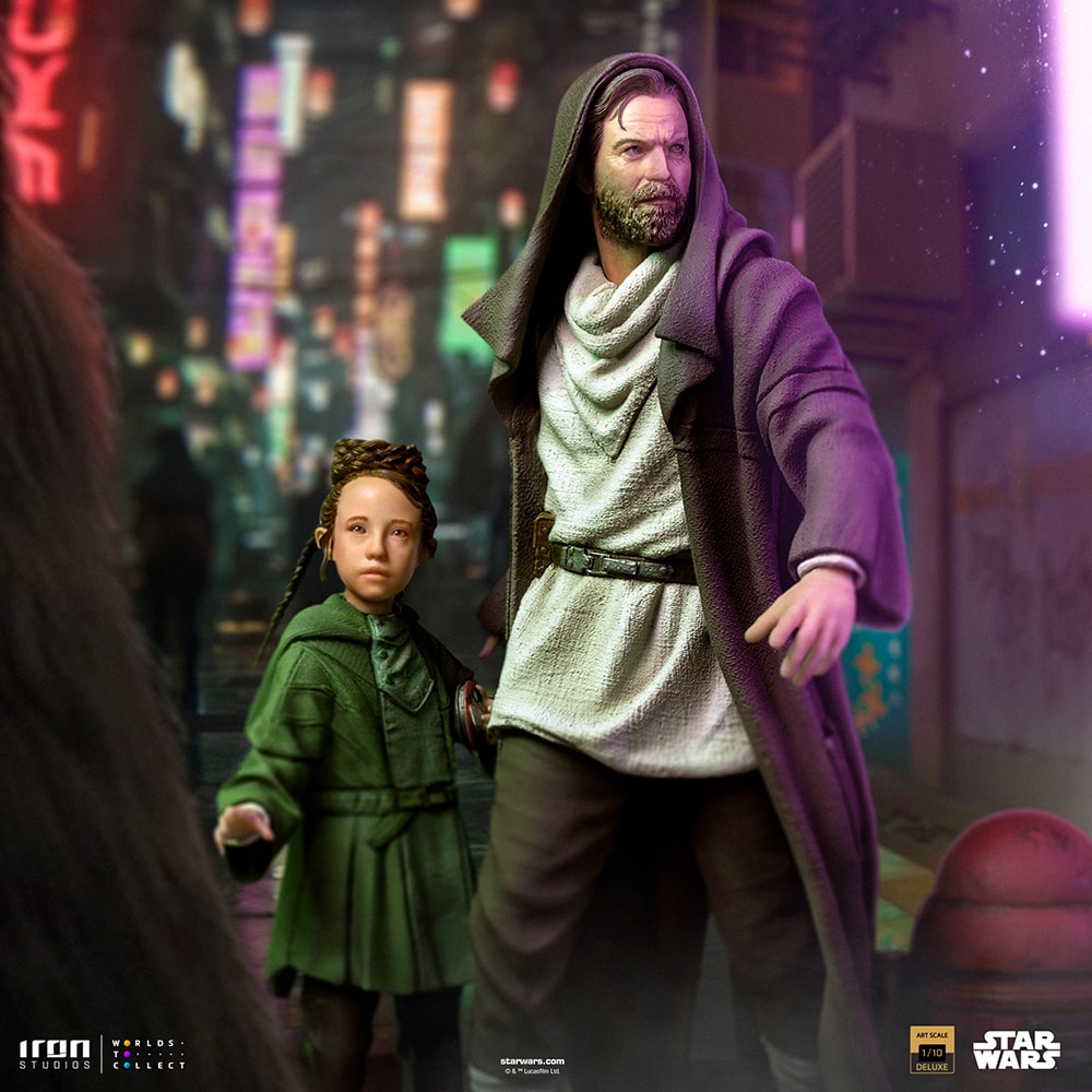 Obi-Wan and Young Leia Deluxe (Prototype Shown) View 15