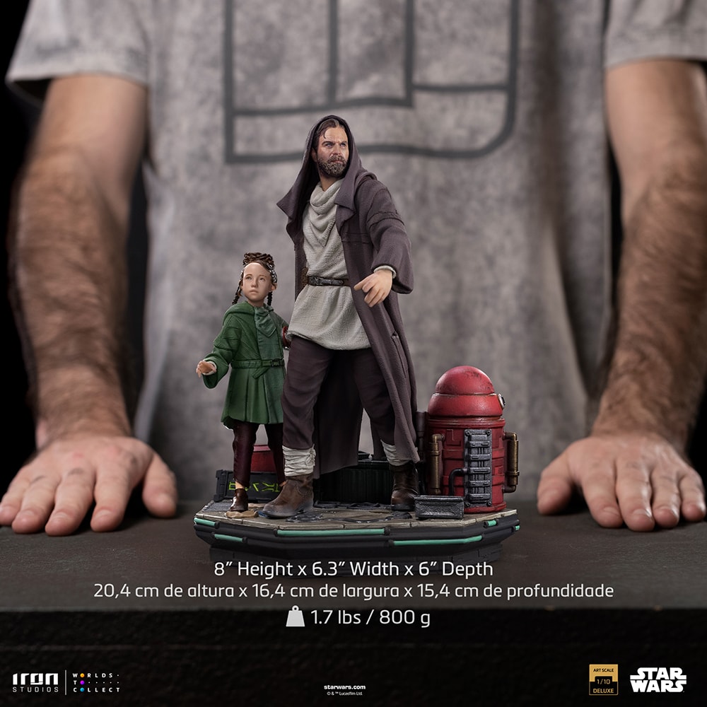 Obi-Wan and Young Leia Deluxe (Prototype Shown) View 16