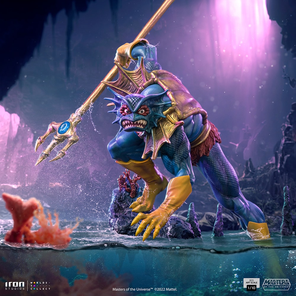 Masters of the Universe Mer-Man 1:10 Scale Statue  (Prototype Shown) View 15