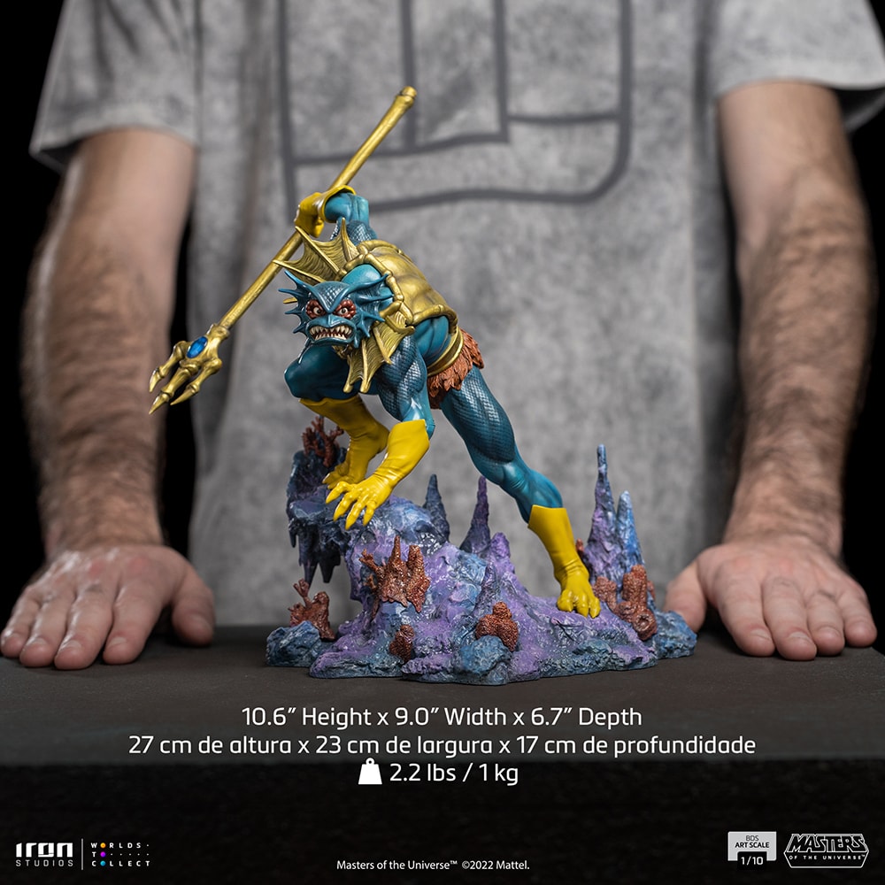 Masters of the Universe Mer-Man 1:10 Scale Statue  (Prototype Shown) View 16