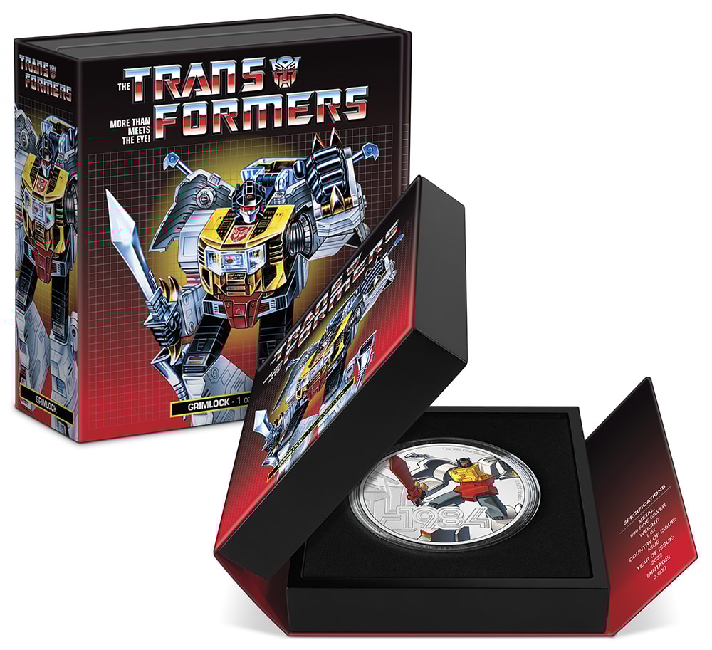 早い者勝ち Grimlock 1oz Silver Coin by New Zealand Mint | Sideshow パンツ