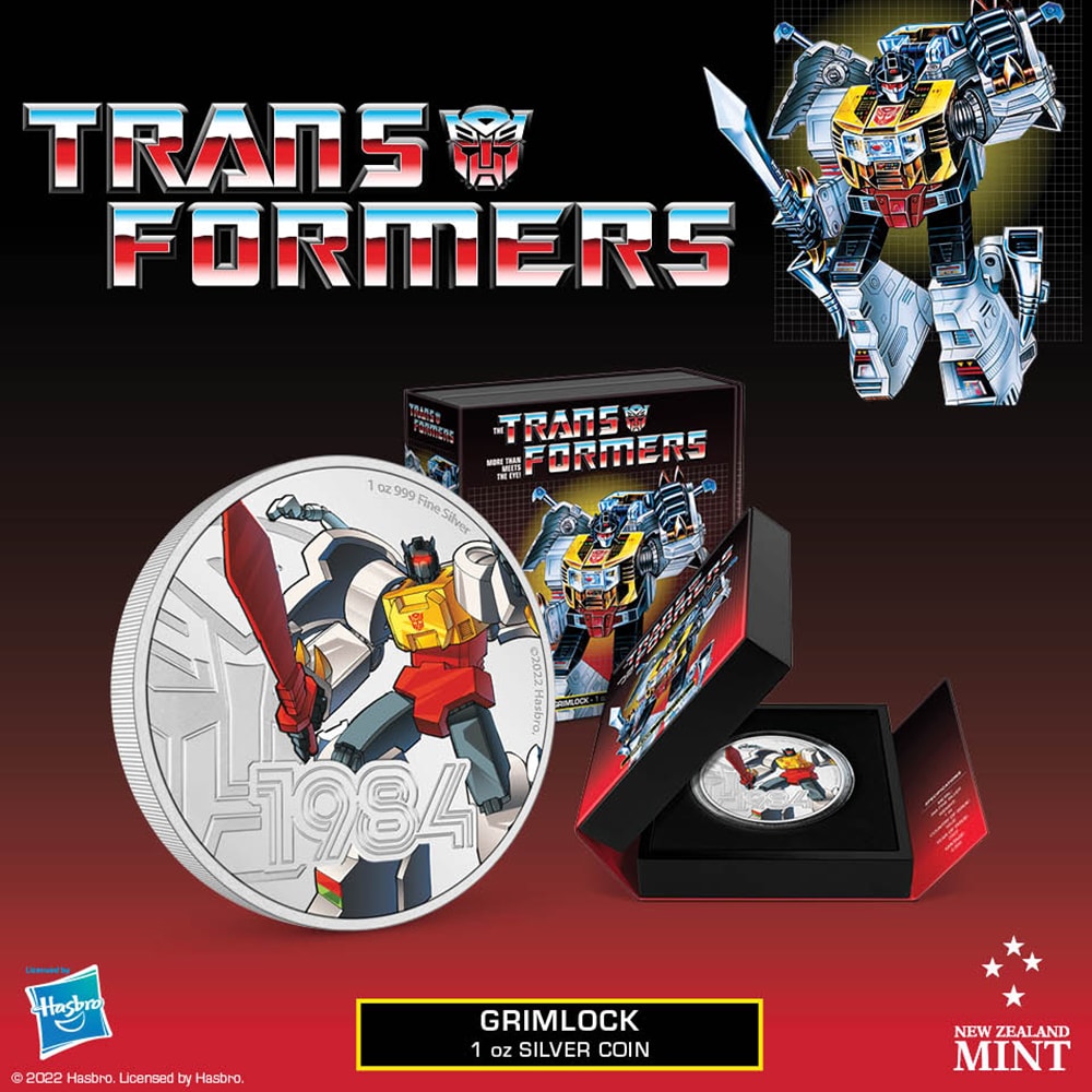 Grimlock 1oz Silver Coin