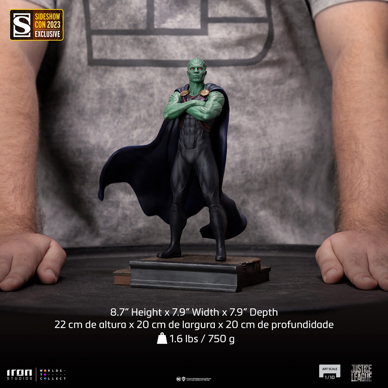 IRON STUDIOS : Martian Manhunter 1/10 Scale Statue Martian-manhunter_dc-comics_gallery_64b8818622390