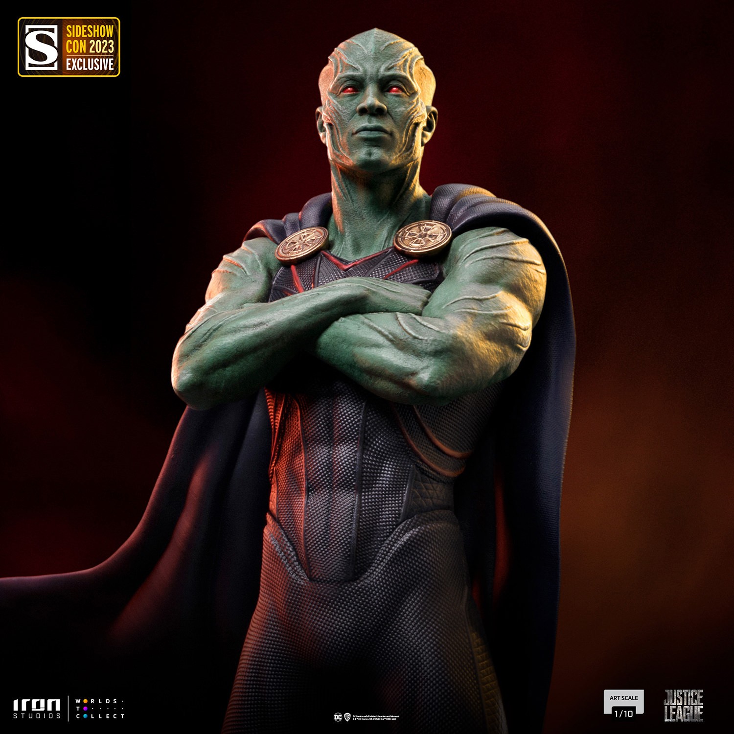 Martian Manhunter Art Scale 1:10 Statue by Iron Studios | Sideshow