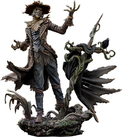 Scarecrow Deluxe Art Scale 1 10 Statue by Iron Studios Sideshow