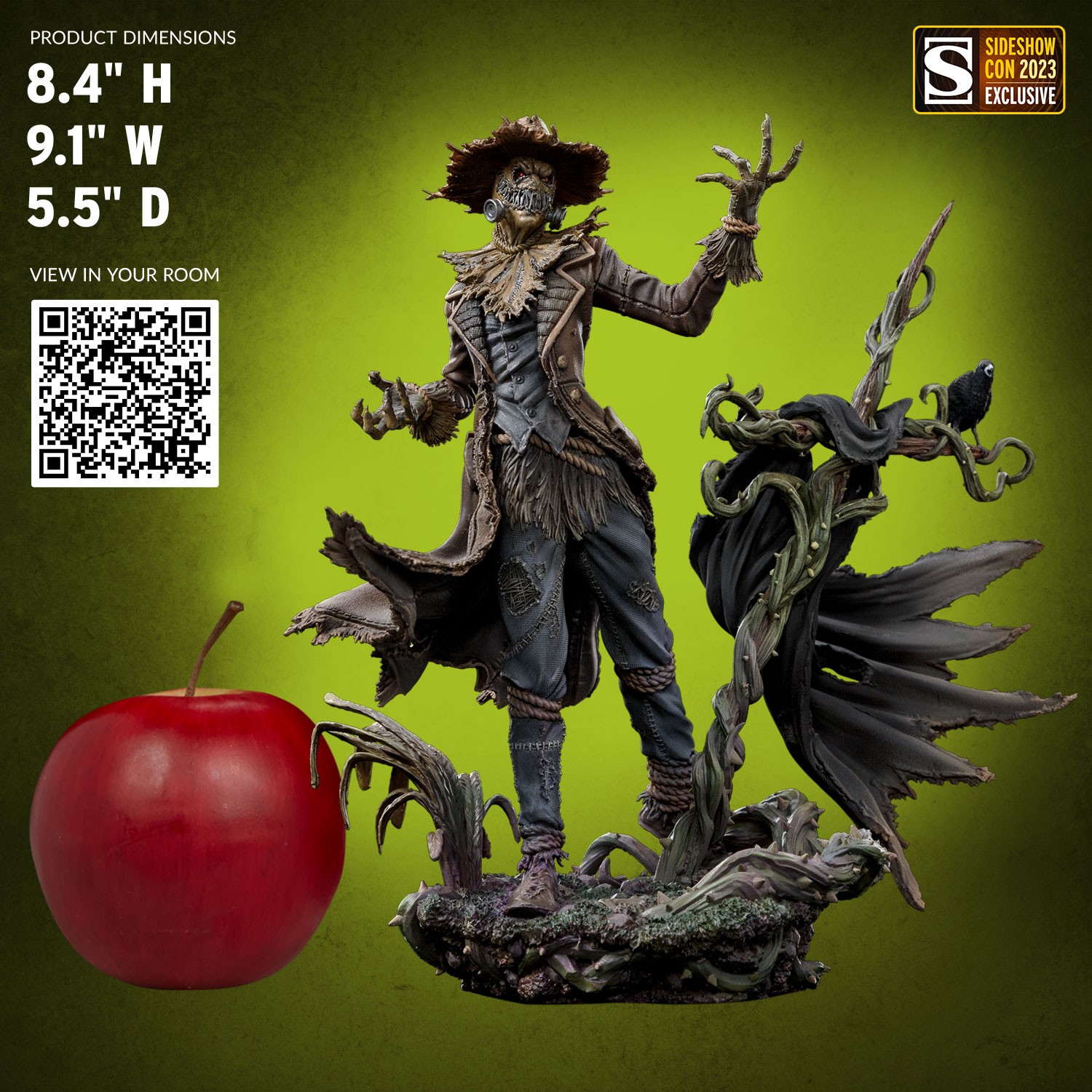 IRON STUDIOS : Scarecrow Deluxe 1/10 Scale Statue Scarecrow-deluxe_dc-comics_scale_64b87fb554533