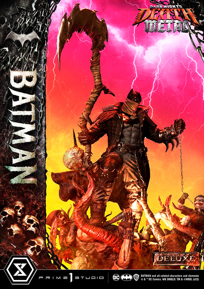DC Comics Death Metal Batman (Deluxe Version) 1:3 Scale Statue  View 9