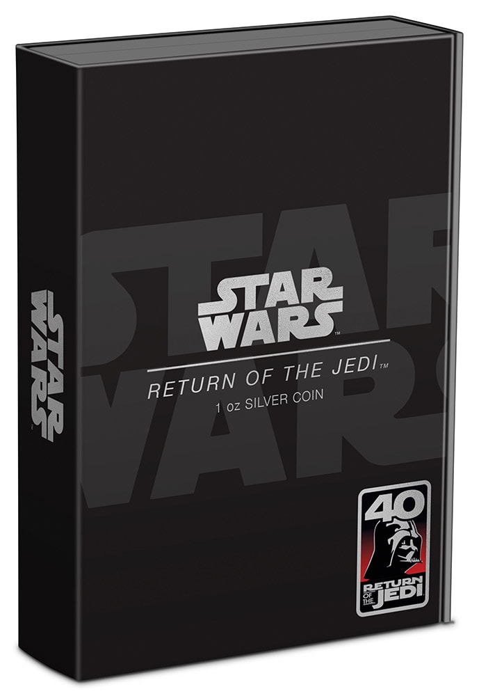 Star Wars: Return of the Jedi 40th Anniversary 1oz Silver Coin (Prototype Shown) View 3