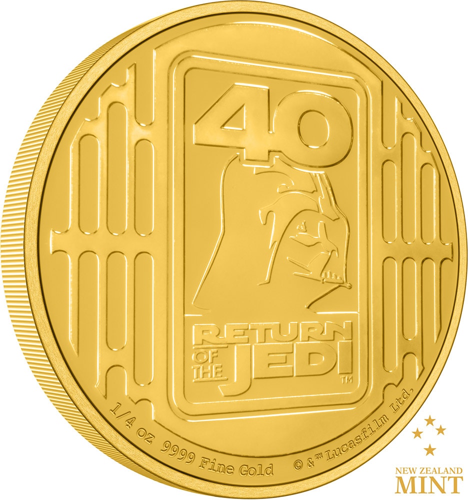 Star Wars: Return of the Jedi 40th Anniversary ¼oz Gold Coin- Prototype Shown