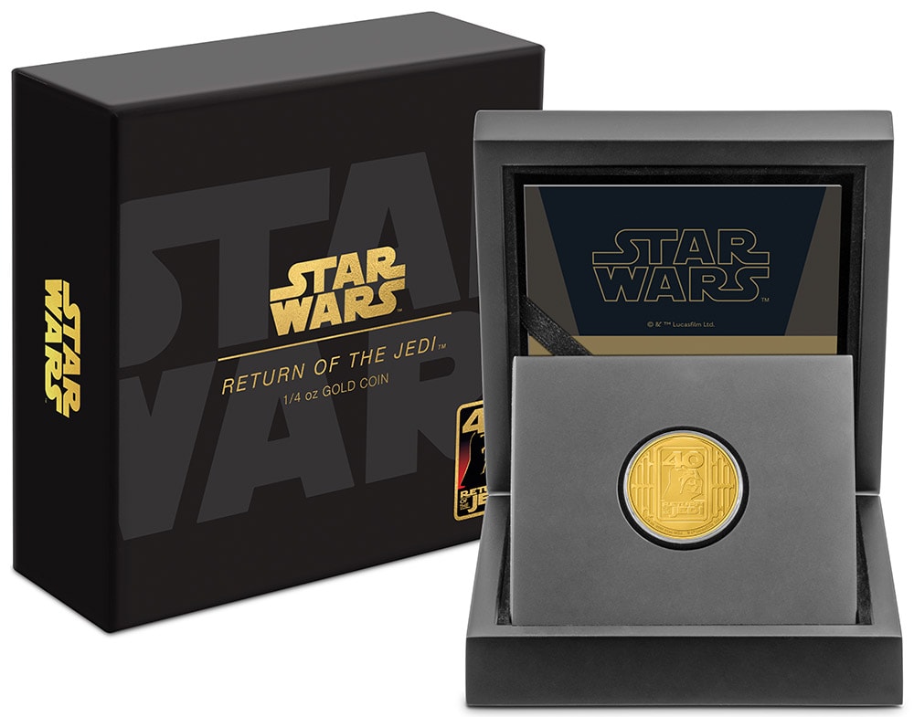 Star Wars: Return of the Jedi 40th Anniversary ¼oz Gold Coin