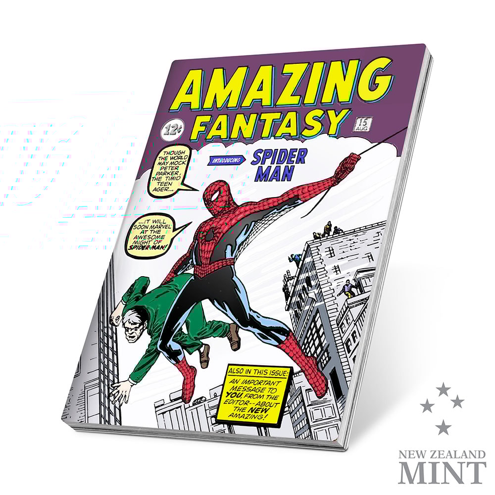 Marvel Amazing Fantasy #15 1oz Silver Coin- Prototype Shown