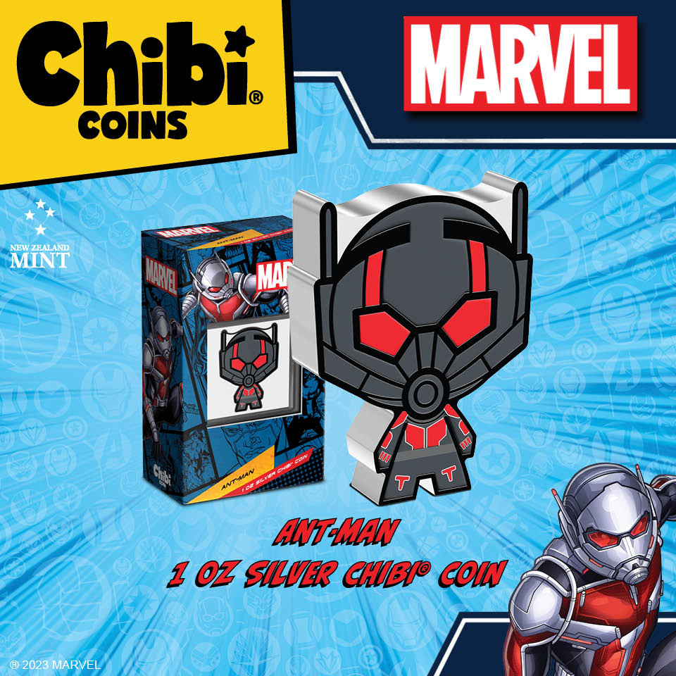 Ant-Man Chibi 1oz Silver Coin- Prototype Shown