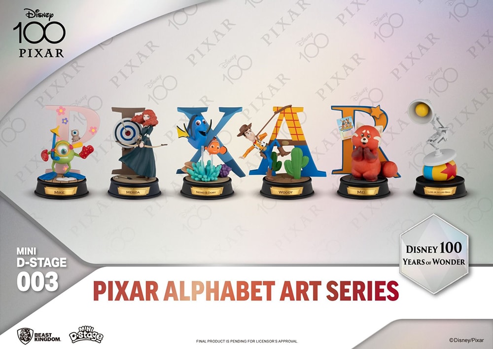Pixar Alphabet Art Series (Prototype Shown) View 1